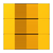 Jung - Abdeckung/Bedienelement für Installationsschalterprogramme Tastensatz 3fach LC 503 TSA 263 le jaune vif