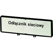 Eaton - Zubehör/Ersatzteile für Niederspannungs-Schalttechnik Träger mit Schild ZFSNT71-P3 T5 T5B P3 88x27mm