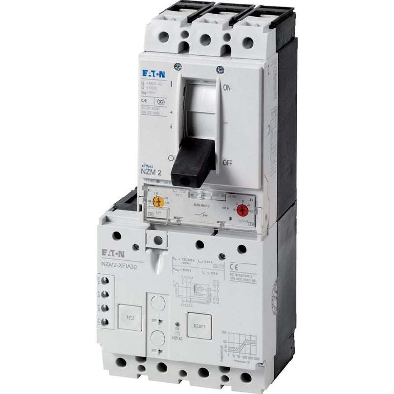 Eaton - Leistungsschalter für Trafo-, Generator- und Anlagenschutz Leistungsschalter NZMH2-A125FIA30500AC 3p. 125A