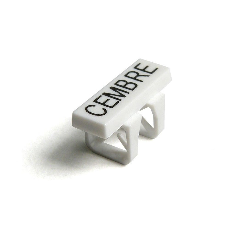 Cembre - Kennzeichnungsmaterial 40191 MG-TDM-01 PC 4X16MM 40191 WEISS − 800 Stück