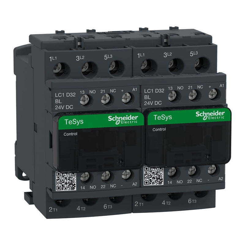 Schneider Electric - Schützkombination Wendeschützkombination LC2D32BL 15kW/400V/AC3