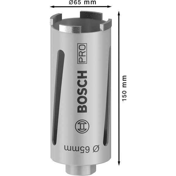 Bosch - Bohrkrone PRO Trockenbohrkrone, 65 x 2608587321 150 mm, G 1/2 Zoll