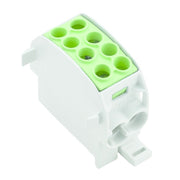 Weidmüller - Durchgangs-Reihenklemme Hauptleitungsabzweigklemme WPD 102 2X35/2X25 GN W-Reihe, TS 35 − 5 Stück
