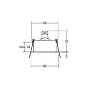 Brumberg Leuchten - Downlight/Strahler/Flutlicht NV-Einbaustrahler 00006360 GX5,3/50W weiß