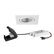 Brumberg Leuchten - Downlight/Strahler/Flutlicht LED-Einbaudownlight 230V 39476073 3000K quadratisch