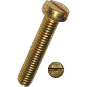 Dresselhaus - Maschinenschraube/Bolzen Zylinderschraube 3100/000/02 3x10 Schlitz, Messing − 100 Stück