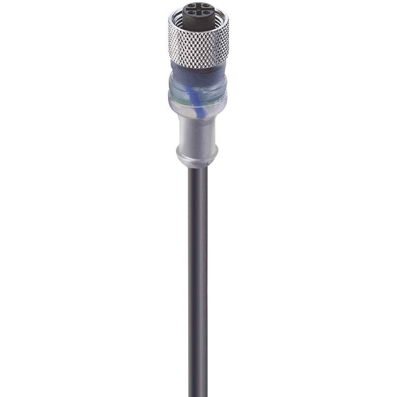 Belden - Konfektioniertes Sensor-Aktor-Kabel Kupplg.m.Schraubv.+LED,ger RKT/LED A 4-3-06/10m 3pol.,M12,10mKab.PVC − 5 Stück