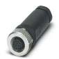 Phoenix Contact - Rundsteckverbinder, feldkonfektionierbar (Industriesteckverbinder) Steckverbinder SACC-M12FS #1404420 12-polig Bu/ger M12