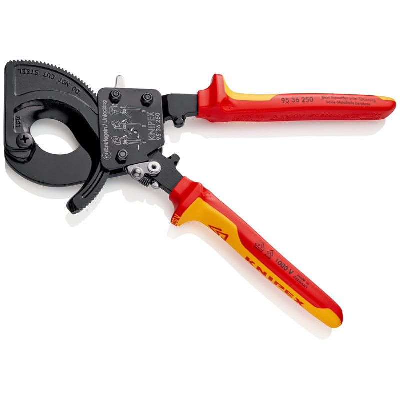 Knipex - Kabelschere Kabelschneider 95 36 250 isoliert, 250mm