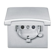 Busch-Jaeger - Steckdose Schuko-Steckdoseneinsatz 20 EUGKB-33-101 IP44 alusilber