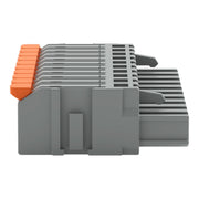 WAGO - Kabelsteckverbinder für Leiterplattensteckverbinder 1-Leiter-Federleiste,Hebel 2231-1110/327-000 PushinCAGECLAMP,grau − 50 Stück