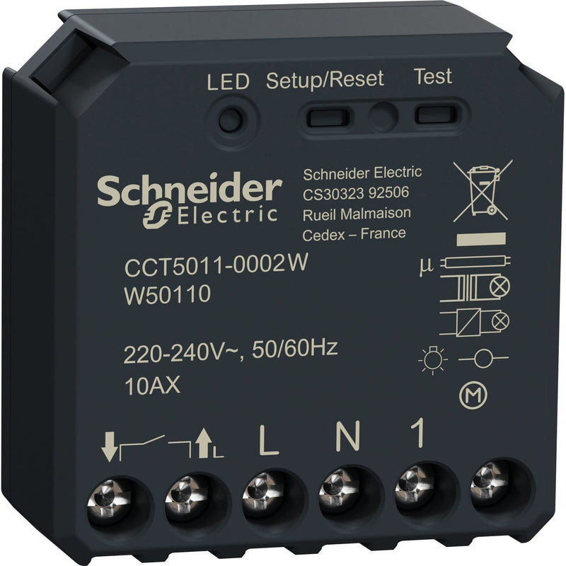 Schneider Electric - Bussystem-Schaltaktor Wiser Schaltaktor 1fach UP CCT5011-0002W