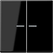 Jung - Abdeckung/Bedienelement für Installationsschalterprogramme Wippe A 102 KO5 SW f.Serientaster KO