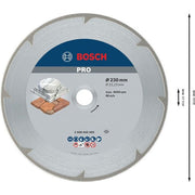 Bosch - Trenn-/Schleifscheibe Diamanttrennscheibe 2608602693 PRO Marble