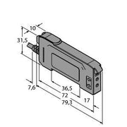 Turck - Lichtleitersensor/Lichtleiterverstärker Opto Sensor DF-G3LIR-PD-2M Lichtleiter − 1 Stück