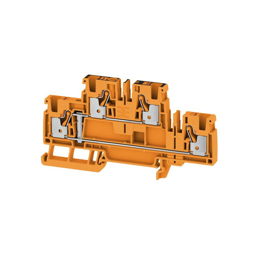 Weidmüller - Durchgangs-Reihenklemme Klemme A2T 4 VL OR PUSH IN, 4 mm² − 50 Stück