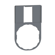 Schneider Electric - Schildträger für Befehlsgeräte Schildträger Kunststoff ZBZ33C0 30x50mm 22mm in grau − 10 Stück