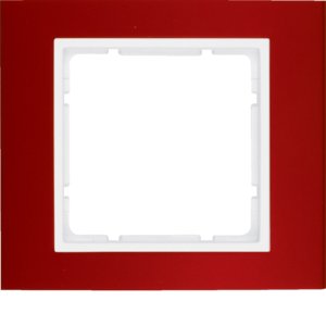 Berker - Abdeckrahmen Rahmen rt/pows 10113022 1fach