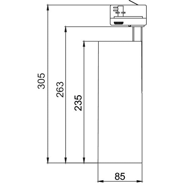 Brumberg Leuchten - Downlight/Strahler/Flutlicht 1-ph LED-Schienenstrahler 88398684 DALI, 4000K