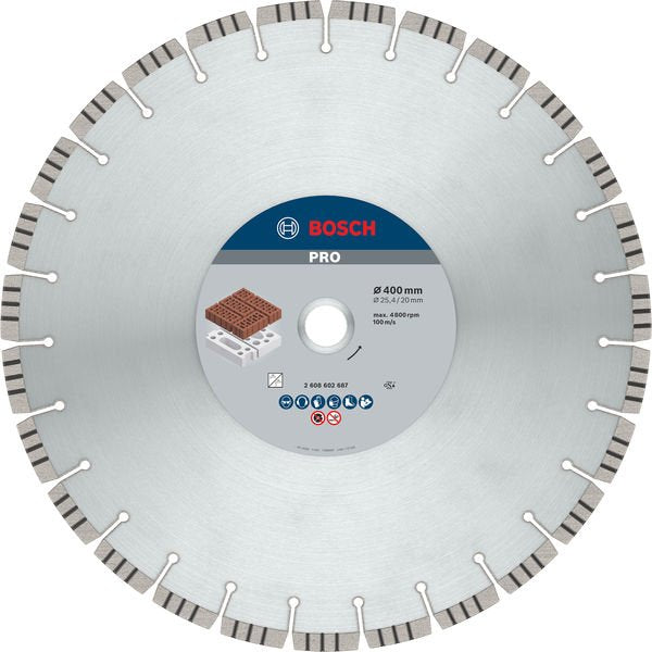 Bosch - Trenn-/Schleifscheibe Diamanttrennscheibe 2608602687 PRO Abrasive
