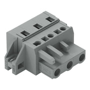 WAGO - Kabelsteckverbinder für Leiterplattensteckverbinder 1-Leiter-Federleiste 231-203/031-000 CAGECLAMP,2,5 mm²,gr − 50 Stück