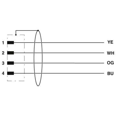Phoenix Contact - Konfektioniertes Sensor-Aktor-Kabel Netzwerkkabel NBC-MSD/10,0-93B SCO − 1 Stück