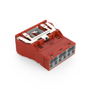 WAGO - Geräteanschluss für steckbare Gebäudeinstallation Snap-In-Stecker 770-2313/007-000 3-polig,rot − 100 Stück