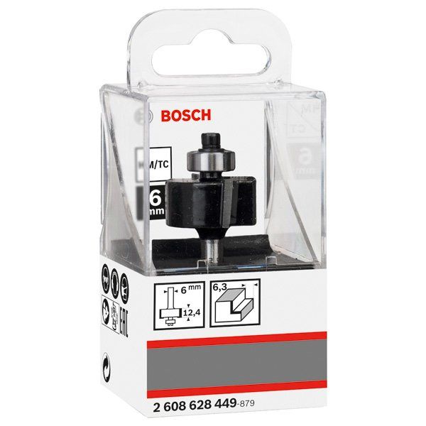 Bosch - Fräser PRO Falzfräser, 6,4 2608628449 mm, Schaft 6 mm