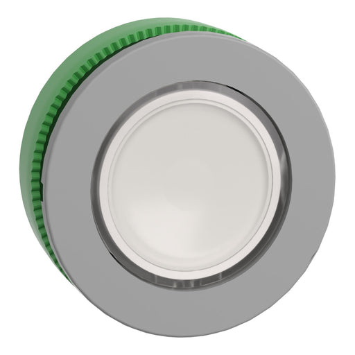 Schneider Electric - Frontelement für Drucktaster Leuchtdrucktaster ZB5FH013C0 weiss, 30mm, in grau