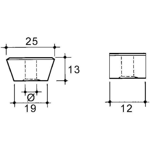 Niedax - Gleitmutter Profildeckenabhänger WN6 − 100 Stück by Niedax
