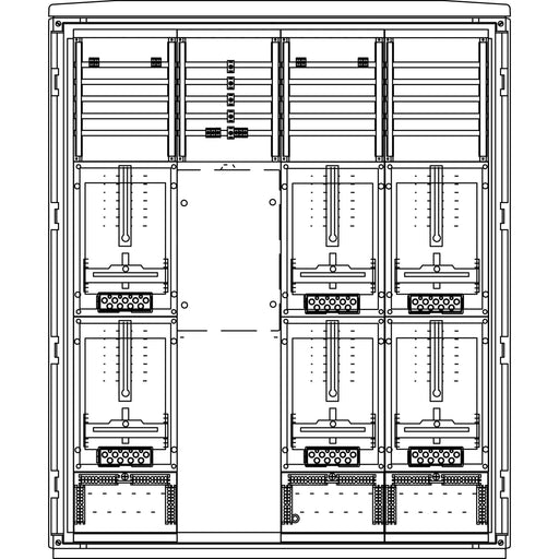 Elsta Mosdorfer - Zähler-Komplettschrank Zähleranschlusssäule ZS626.N2 A655-2 N2 6Z 3.HZ