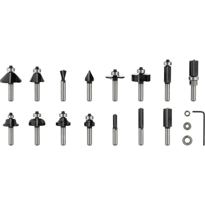 Bosch Power Tools - Werkzeugset PRO Nutfräser- Set, 2607017472 gemischt Schaft 8 mm  − 1 Stück
