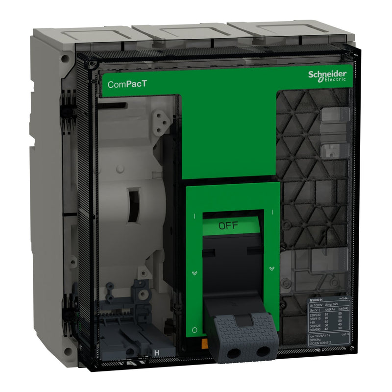 Schneider Electric - Leistungsschalter für Trafo-, Generator- und Anlagenschutz ComPacT NS800H C080H3FM 3P 800A 70kA