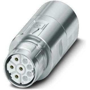 Phoenix Contact - Rundsteckverbinder, feldkonfektionierbar (Industriesteckverbinder) Kupplungssteckverbinder 1628838 M23 PRO, gerade