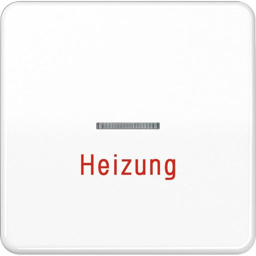 Jung - Abdeckung/Bedienelement für Installationsschalterprogramme Wippe Aufs.Heizung/Notsch. CD 590 H WW für Kontrollschalter