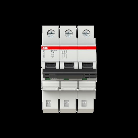 ABB Stotz S&J - Leitungsschutzschalter S403M-C8 8A C 3p