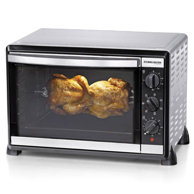 Rommelsbacher - Tischbackofen/Backgrill Kleinbackofen BG 1805/E 42l 1800W Uml+Drehsp