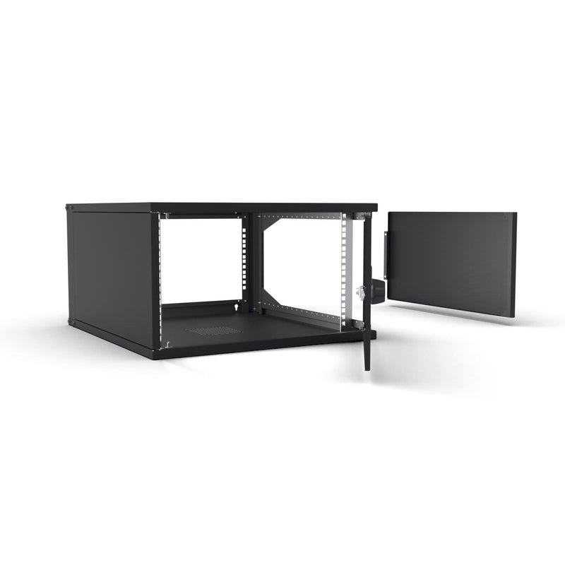 Enoc - Netzwerkgehäuse 19" Basic Wandschrank W3 6-6-VD-S 6HE, 600mm Tief, sw