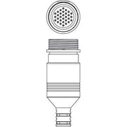 Leuze - Rundsteckverbinder, feldkonfektionierbar (Industriesteckverbinder) Stecker S U-M30-30A-M