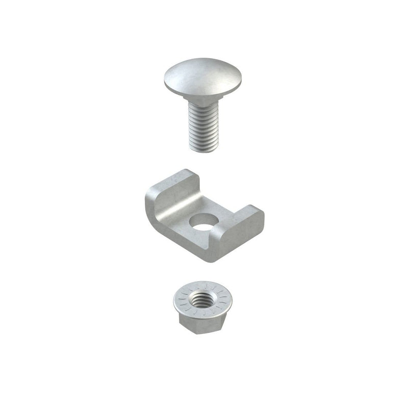 Niedax - Verbinder für Kabeltragsystem Gitterrinnenverbinder MTSCO 6 V 6mm, Stahl − 1 Stück