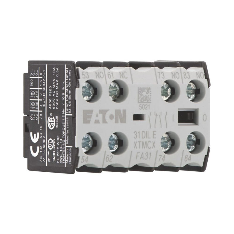 Eaton - Hilfsschalterblock Hilfsschalterbaustein 02DILEM 2Ö,Zentral-Aufbau − 5 Stück