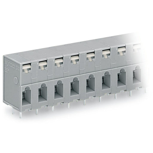 WAGO - Leiterplattenklemme 741-305 Drücker,2,5 mm²,grau − 30 Stück