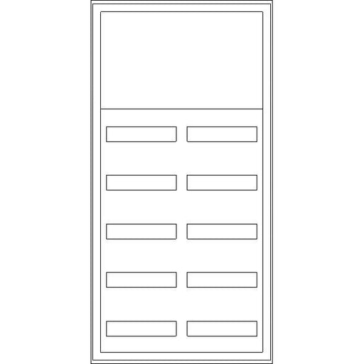 ABN - Gehäuse/Schaltschrank (leer) Wandgehäuse SP27RK052 IP54 SK2 schutzisol