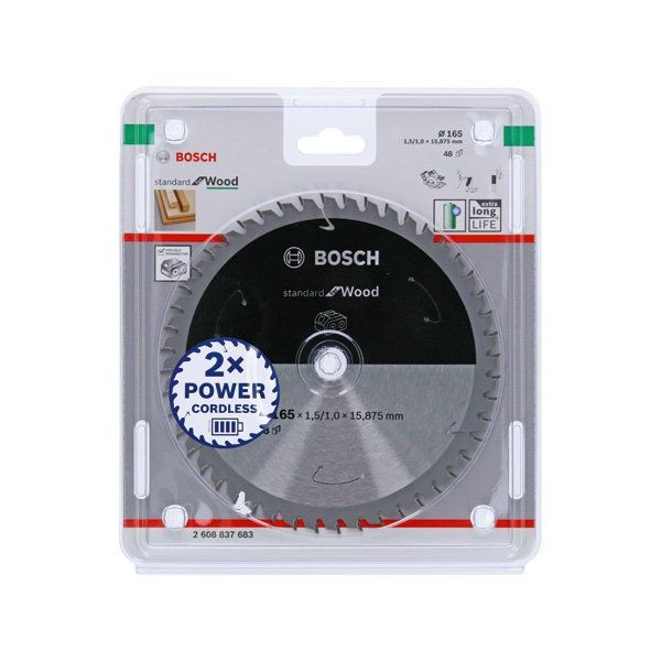 Bosch - Kreissägeblatt PRO Wood cordless 2608837683 Kreissägeblatt 165 x