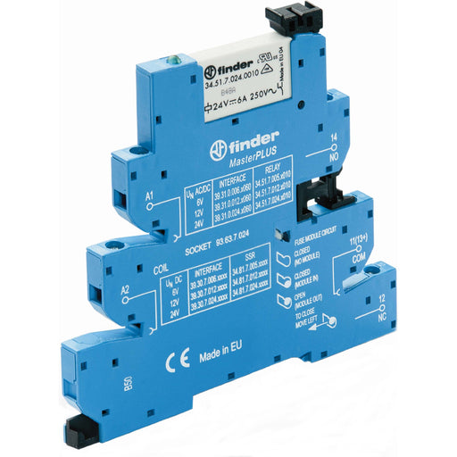 Finder - Schaltrelais EMR-Koppelrelais 39.31.0.125.0060 MasterPLUS − 10 Stück by Finder
