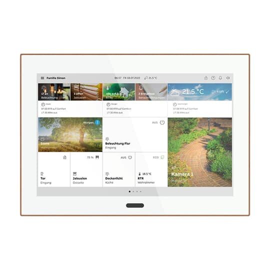 Busch-Jaeger - Bussystem-Melde-/Bedientableau SmartTouch ST/U10.4.11-811 10 weiß/Rosegold