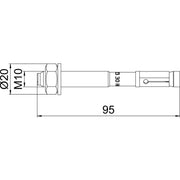 OBO Bettermann - Bolzenanker BZ3 10x95/0-35A5 M10x95 − 50 Stück