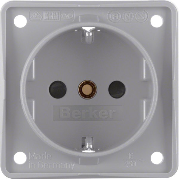 Berker - Steckdose Schuko-Steckd.gr 941952506 m.Schraubklemmen