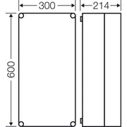 Hensel - Leergehäuse Mi 0410 275x575x191mm
