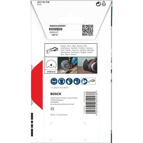 Bosch - Blatt für Oszillierer PRO ACZ 85 EIB Blatt für 2608669086 Multifunktionswerkze